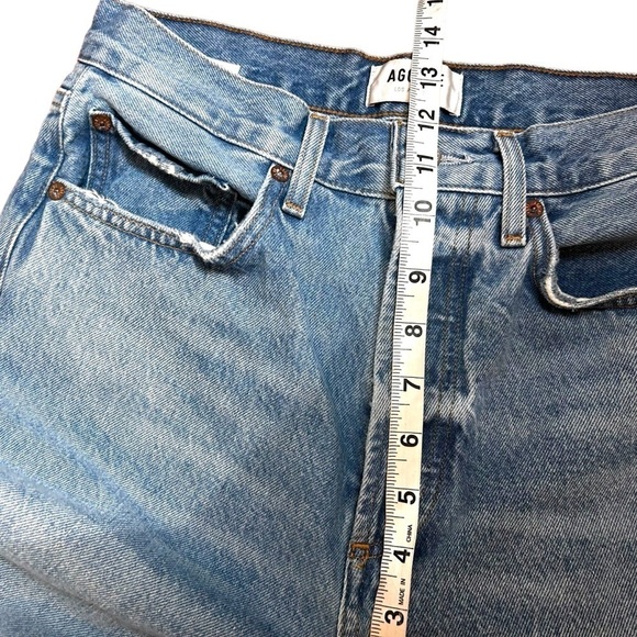 AGOLDE Women's 90's Jeans- High Waisted Straight Leg Jeans- Size 25 - Picture 14 of 15